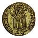 Gold florin coin token, Italy, Florence UNC