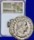 Gorgeous Severus Alexander Ancient Roman Silver Coin 222-235 AD Denarius NGC AU