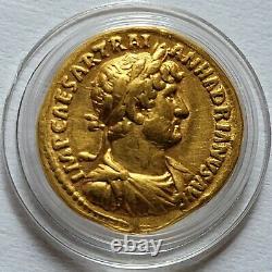 Hadrian Aureus Ancient Roman Gold Coin