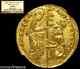 Italy 1382-1400 Gold Jesus Christ Coin Ngc 64 Ms Ducat 600+ Years Old