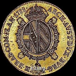 ITALY 1788 JOSEPH II Habsburg Milan GOLD Full SOUVERAIN (10.96gr 28mm) OLD MONEY