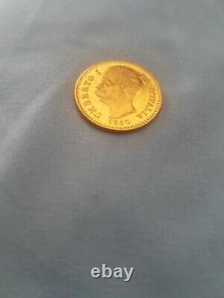 ITALY 1882 - KING UMBERTO I -20 LIRE GOLD COIN! - MINT- circulated