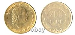 ITALY Lot of Two Hundred Sixty (260) Lire & Centesimi- Historical Coins