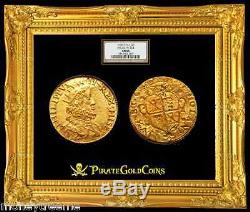 Italy Milan Philip IV Of Spain Gold Quadrupla (2 Doppie) Coin 1630 Ngc Au55 3 Kn