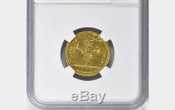 Italy Papal States 1786 30 Paoli Gold Coin Almst Uncirculated Certified Ngc Au58