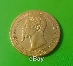 Italy Sardinia 20 Lire 1859 Gold Coin
