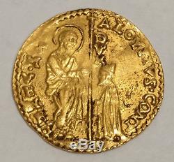 ITALY VENICE / 1676-1684 1 Gold Zecchino Alvise Contarini