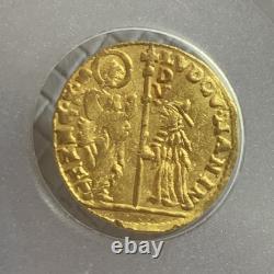 ITALY. Venice. Zecchino 1789-97 Venice Mint. Ludovico Manin PCGS MS61 GOLD COIN