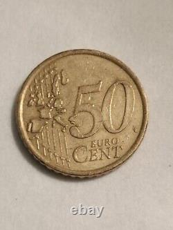 ITALY mint Mark R. Equestrian Marcus Aurelius. Minted in Rome. 50 euro Cent