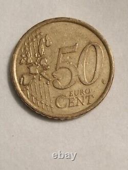 ITALY mint Mark R. Equestrian Marcus Aurelius. Minted in Rome. 50 euro Cent