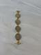 Italian 500 Lira 4 Station Coin Bracelet. Bronzo Italia From QVC. Magnet Clasp