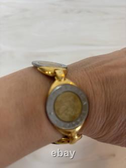 Italian 500 Lira 4 Station Coin Bracelet. Bronzo Italia From QVC. Magnet Clasp