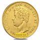 Italian States Sardinia Gold 20 Lire Charles Albert AGW 0.1866 oz Avg Circ