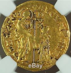 Italy 1763-78 Gold 1 Zecchino Venice FR-1421 NGC VF Details Mount Removed