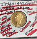 Italy 1882 Kingdom Umberto Ist Gold 20 Lire. 1867agw-bu Prooflike Exquisite Coin