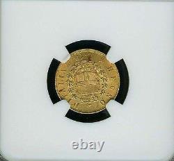 Italy 18.5mm 1863-t Bn 10 Lire Gold Coin Choice Uncirculated Ngc Certified Ms63