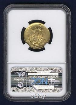 Italy 1931-r Yr. IX 100 Lire Uncirculated Gold Coin, Ngc Certified Ms62