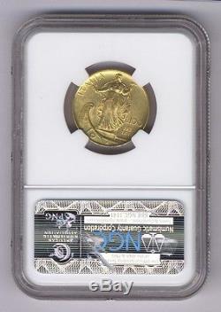 Italy 1931-r Yr. IX 100 Lire Uncirculated Gold Coin, Ngc Certified Ms62