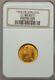 Italy 1931-r Yr. IX 50 Lire Gem Uncirculated Gold Coin, Ngc Certified Ms65