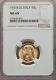 Italy 1931-r Yr. IX 50 Lire Gem Uncirculated Gold Coin, Ngc Certified Ms65