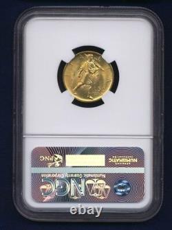 Italy 1931-r Yr. IX 50 Lire Gem Uncirculated Gold Coin, Ngc Certified Ms65