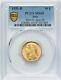 Italy 1931-r Yr. IX 50 Lire Gem Uncirculated Gold Coin Pcgs Certified Pcgs Ms65