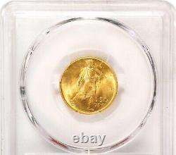 Italy 1931-r Yr. IX 50 Lire Gem Uncirculated Gold Coin Pcgs Certified Pcgs Ms65