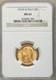 Italy 1931-r Yr. X 50 Lire Gem Uncirculated Gold Coin, Ngc Certified Ngc Ms65