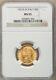 Italy 1931-r Yr. X 50 Lire Gem Uncirculated Gold Coin, Ngc Certified Ngc Ms65