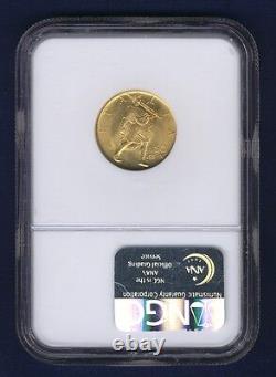 Italy 1931-r Yr. X 50 Lire Gem Uncirculated Gold Coin, Ngc Certified Ngc Ms65