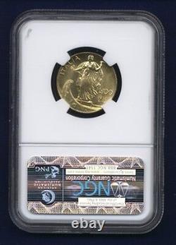 Italy 1932-r Yr. X 100 Lire Gem Uncirculated Gold Coin, Ngc Certified Ms65