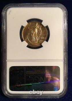 Italy 1932-r Yr. X 100 Lire Gem Uncirculated Gold Coin, Ngc Certified Ms65