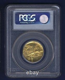Italy 1932-r Yr. X 100 Lire Uncirculated Gold Coin, Pcgs Certified Ms62