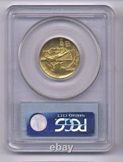Italy 1932-r Yr. X 100 Lire Uncirculated Gold Coin, Pcgs Certified Ms62