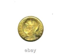 Italy 1932-r Yr. X 50 Lire Uncirculated Gold Coin, Ngc Certified Ngc Ms64