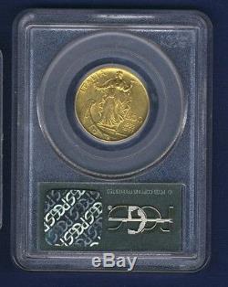Italy 1933-r 100 Lire Gold Coin, Choice Uncirculated, Pcgs Certified Ms63