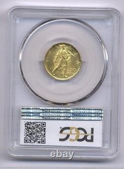 Italy 1933-r Yr. XI 50 Lire Uncirculated Gold Coin, Pcgs Certified Ms63