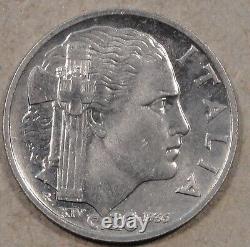 Italy 1936-R 20 Centesimi Lusterous AU+ Key Date Coin