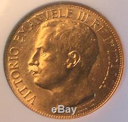 Italy, 50 Lira Gold. 1911R, 50th Anniversary of Kingdom