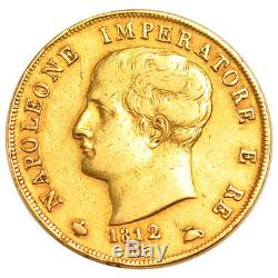 Italy Coins, Italiy, Kingdom of Napoleon, 40 Lira