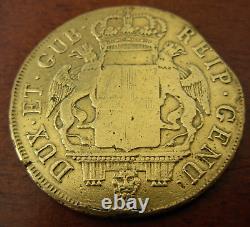 Italy Genoa 1797 Gold 96 Lire Jewelry Removed