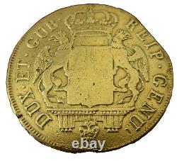 Italy Genoa 1797 Gold 96 Lire Jewelry Removed