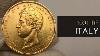 Italy Gold 100 Lire Coin Sardinia Carlo Alberto