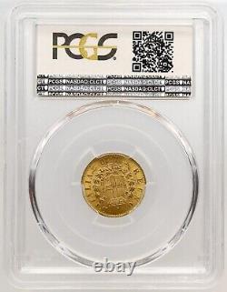 Italy, Gold 10 Lire 1863-t Bn Pcgs Ms 63, Rare21