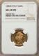 Italy, Gold 20 Lire 1882 R Ngc Ms 63 Dpl, Rare8