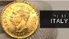 Italy Gold 20 Lire Coin Umberto I