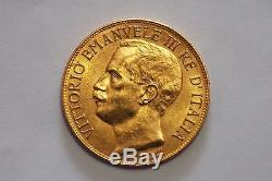 Italy Gold Coin. 50 Lire 1911. Vittorio Emanuele III KM# 54