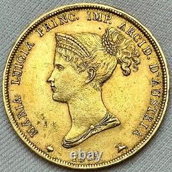 Italy Gold Coin Duchy of Parma Piacenza Italian States 40 Lire 1815 Maria Luigia