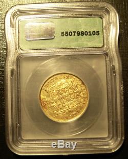 Italy Kingdom of Napoleon 1812M Gold 40 Lire ICG AU-50