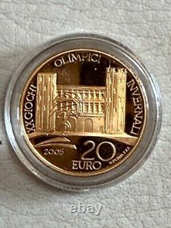 Italy Olympic Games 2006 Torino, 2005 Gold Coin 20 Euro Porte Palatine